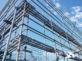 Double mast work platform - Construction sector