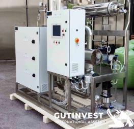 Deionising facility - Production distilled water injection (WFI).