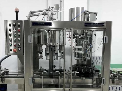Filling and capping machine Monoblock  -1.100 bot/h