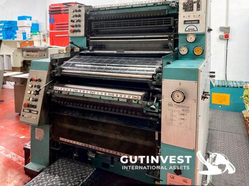 2-color offset printing machine