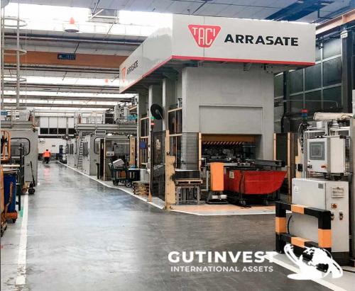 Line of two hydraulic presses of 400 and 250Tn