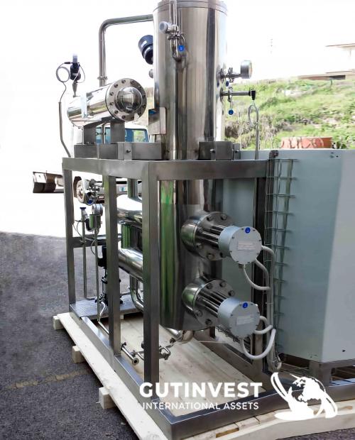 Producción de agua destilada para inyección WFI.