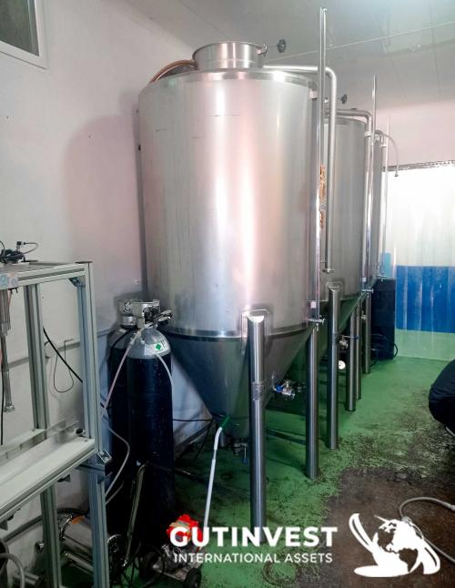 (x3) Depósitos fermentadores de cerveza con cip - 1.000lts/u