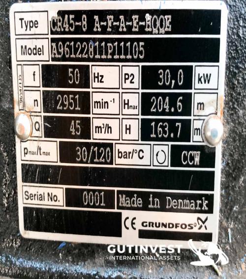 (x2) Vertical multistage centrifugal pump