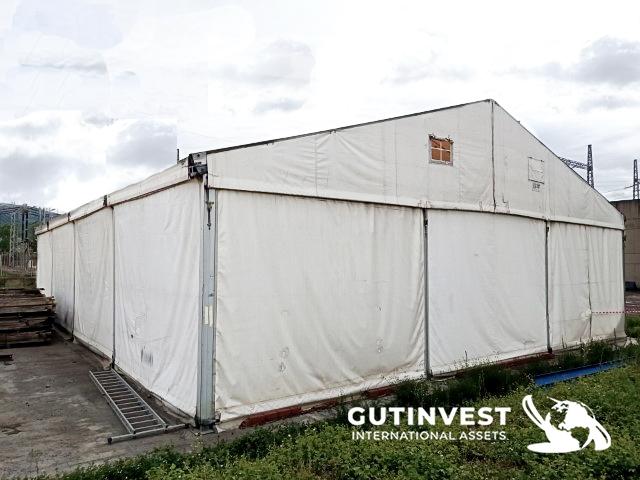Industrial tent with canvas of 300m2
